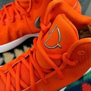 Nike | Shoes | Nike Hyperdunk Mens Orange Silver White Size  display picture 3